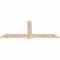 Ekena Millwork Eugene Smooth Timber Gable Bracket, Douglas Fir, 72"W x 30"H x 1 1/2"D x 5 1/2"F, 10/12 Pitch GBW072X30X0206EUG00SDF - alternate 5